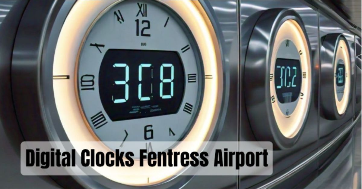 digital clocks fentress airport